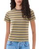 Joe's Jeans Joe's Jeans The Baby Tee CAMEL MULTI STRIPE - 1