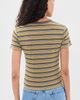 Joe's Jeans Joe's Jeans The Baby Tee CAMEL MULTI STRIPE - 3