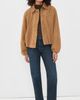Joe's Jeans Joe's Jeans The Bella Suede Bomber Jacket Nutmeg - 5
