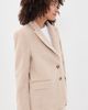 Joe's Jeans Joe's Jeans The Boyfriend Faux Fur Blazer Stone - 4