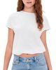 Joe's Jeans Joe's Jeans The Bubble Tee White - 1