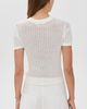Joe's Jeans Joe's Jeans The Crochet Baby Tee Ecru M - 4