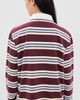 Joe's Jeans Joe's Jeans The Dylan Oversized Rugby Shirt Oxblood/Sky Rugby Stripe - 3