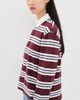 Joe's Jeans Joe's Jeans The Dylan Oversized Rugby Shirt Oxblood/Sky Rugby Stripe - 4