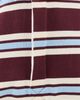 Joe's Jeans Joe's Jeans The Dylan Oversized Rugby Shirt Oxblood/Sky Rugby Stripe - 6