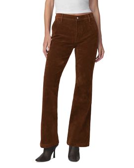 Joe's Jeans Joe's Jeans The Faux Suede Inez High Rise Trouser Jeans in Chestnut