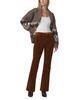 Joe's Jeans Joe's Jeans The Faux Suede Inez High Rise Trouser Jeans in Chestnut - 2