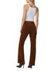 Joe's Jeans Joe's Jeans The Faux Suede Inez High Rise Trouser Jeans in Chestnut - 3