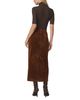 Joe's Jeans Joe's Jeans The Faux Suede Welt Pocket Midi Skirt - 6