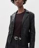 Joe's Jeans Joe's Jeans The Fitted Faux Leather Blazer Black - 2