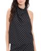 Joe's Jeans Joe's Jeans The Ines Draped Halter Black Polka Dot - 1