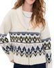 Joe's Jeans Joe's Jeans The Inga Fair Isle Cardigan Ecru Multi Fair Isle - 1