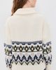 Joe's Jeans Joe's Jeans The Inga Fair Isle Cardigan Ecru Multi Fair Isle - 3