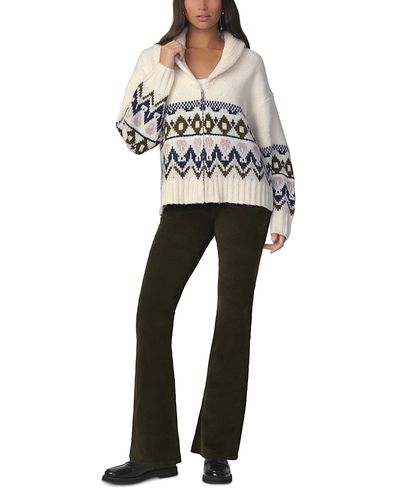 Joe's Jeans Joe's Jeans The Inga Fair Isle Zip Front Cardigan
