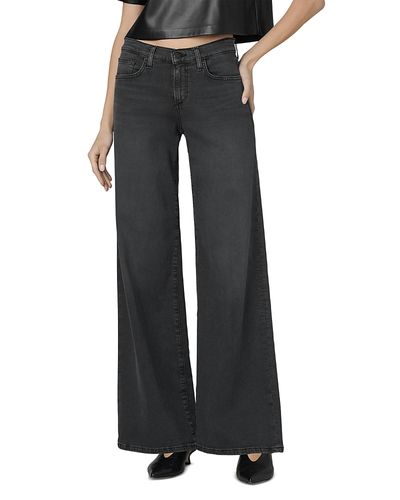 Joe's Jeans Joe's Jeans The Lou Lou Low Rise Wide Leg Jeans in Black Cat