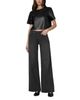 Joe's Jeans Joe's Jeans The Lou Lou Low Rise Wide Leg Jeans in Black Cat - 2