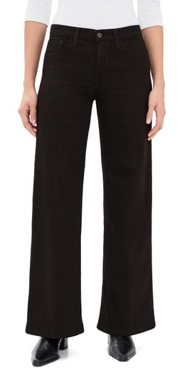 Joe's Jeans Joe's Jeans The Lou Lou Low Wide Leg Jeans Black