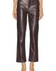 Joe's Jeans Joe's Jeans The Lyra Slim Ankle Faux Leather Pants - 1