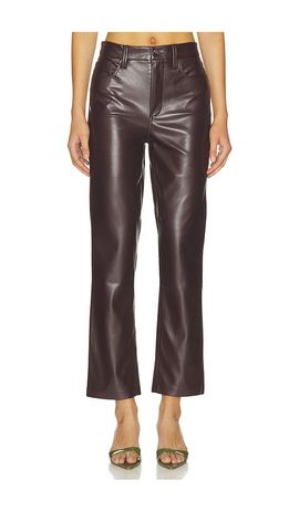 Joe's Jeans Joe's Jeans The Lyra Slim Ankle Faux Leather Pants