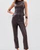 Joe's Jeans Joe's Jeans The Lyra Slim Ankle Vegan Leather Pants Cabernet - 5