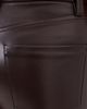 Joe's Jeans Joe's Jeans The Lyra Slim Ankle Vegan Leather Pants Cabernet - 6
