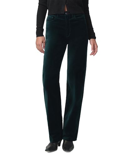Joe's Jeans Joe's Jeans The Margot High Rise Straight Velveteen Jeans in Pine
