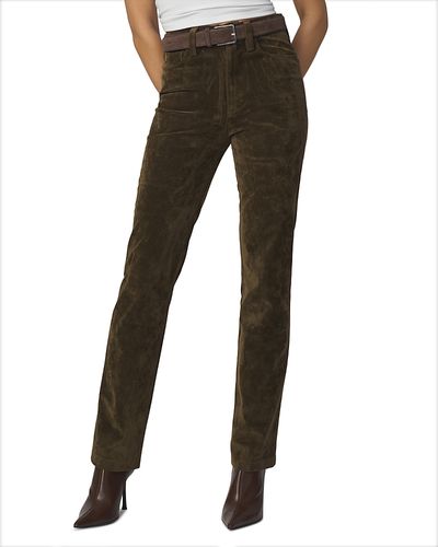 Joe's Jeans Joe's Jeans The Margot Slim Faux Suede Jeans in Olive