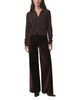 Joe's Jeans Joe's Jeans The Mia Petite Velveteen Wide Leg Jeans in Coffee Bean - 2