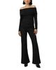 Joe's Jeans Joe's Jeans The Molly Petite High Rise Trouser Jeans in Black - 2
