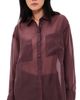 Joe's Jeans Joe's Jeans The Organza Boyfriend Shirt Bordeaux - 1