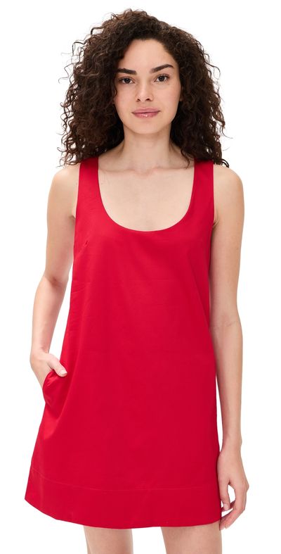 Joe's Jeans Joe's Jeans The Scoop Neck Mini Dress Cherry Red