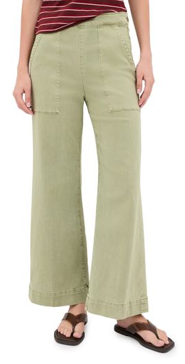 Joe's Jeans Joe's Jeans The Side Zip Wide Leg Ankle Jeans Pesto