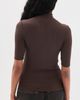 Joe's Jeans Joe's Jeans The Tony Half Sleeve Top Dark Chocolate - 3
