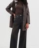 Joe's Jeans Joe's Jeans The Tony Half Sleeve Top Dark Chocolate - 5