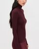 Joe's Jeans Joe's Jeans The Tony Long Sleeve Top Bordeaux - 4
