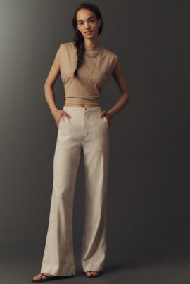 Joe's Jeans Linen Blend Clean Trousers Pants