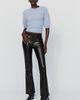 Joe's Jeans Petite Faux Leather High Rise Bootcut Jeans - 1
