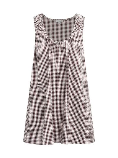 Joe's Jeans Women's Ana Gingham Cotton-Blend Shift Minidress