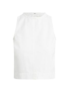 Joe's Jeans Women's Cotton Denim Sleeveless Top