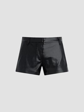 Joe's Jeans Women's Faux Leather Mini Shorts