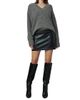 Joe's Jeans Women's Faux Leather Pencil Miniskirt - 2
