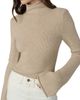 Joe's Jeans Women's Jane Roll-Neck Bell-Sleeve Sweater - 6