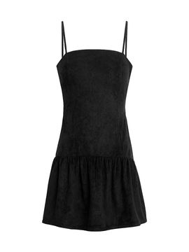 Joe's Jeans Women's Joe's Jeans X WeWoreWhat The Destynee Faux-Suede Minidress