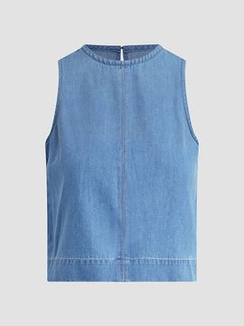 Joe's Jeans Women's Shell Cotton-Blend Denim Top