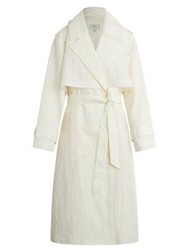 Joe's Jeans Women's The Elizabeth Textured Cotton-Blend Trench Coat
