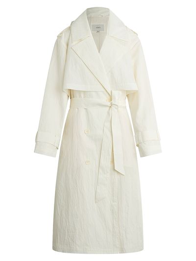 Joe's Jeans Women's The Elizabeth Textured Cotton-Blend Trench Coat