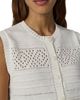 Joe's Jeans Women's The Faye Linen-Cotton Sweater Vest - 6