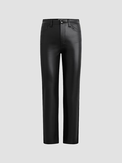 Joe's Jeans Women's The Lyra Slim Vegan Leather Pants