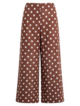 Joe's Jeans Women's The Mariel Polka Dot Linen-Cotton Pants