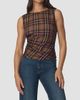 Joe's Jeans Women's The Meg Plaid Top - 7